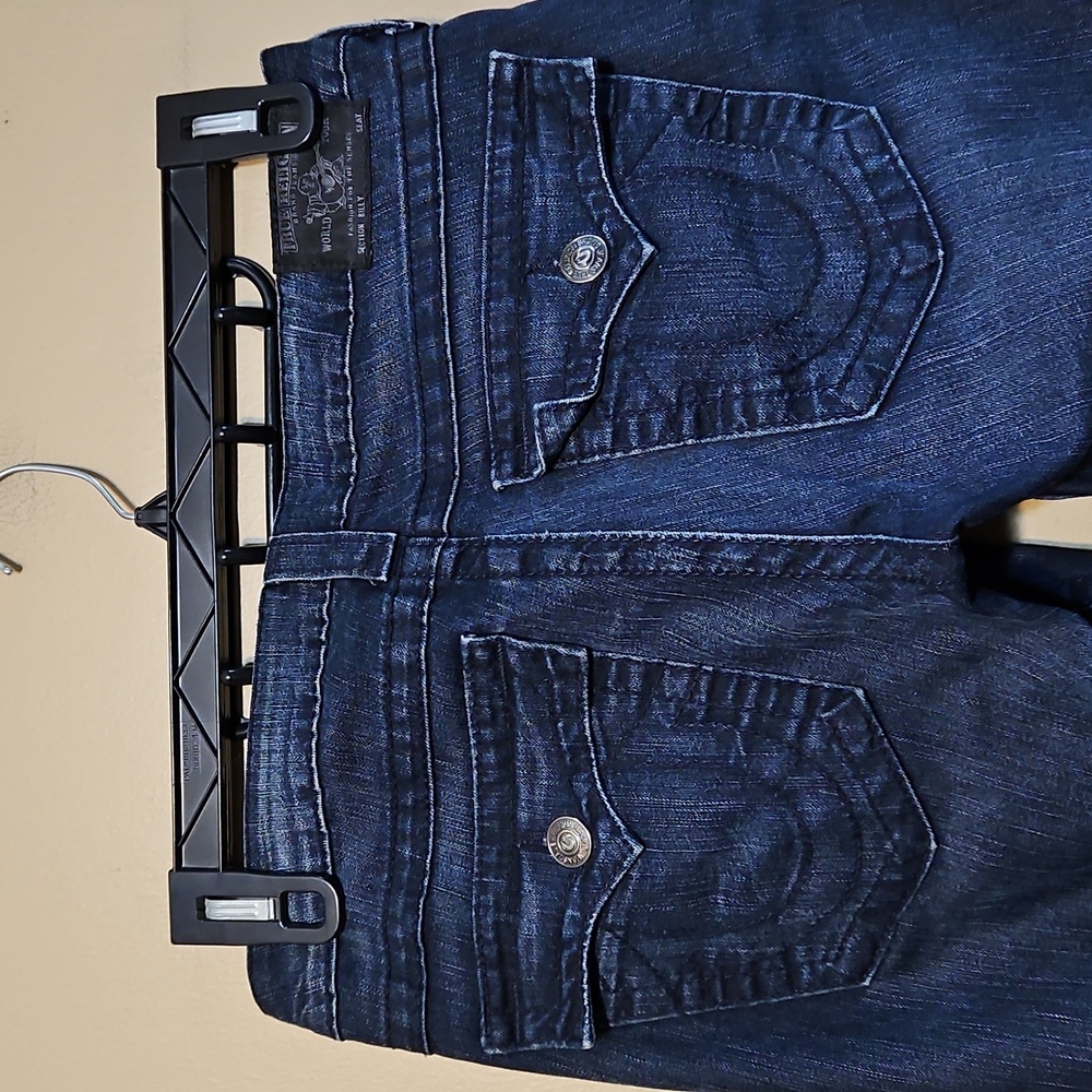 True Religion Dark Wash Boot Cut Jeans - Picture 7 of 12